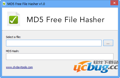 MD5 Free File Hasher(MD5哈希验证工具)v1.0最新版