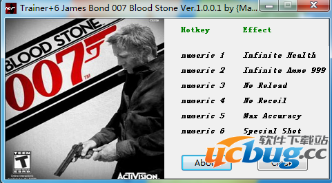 詹姆斯邦德007血石修改器v1.0.0.1 +6 免费中文版