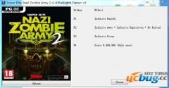 狙击精英纳粹僵尸部队2修改器V1.0 +6 免费中文版