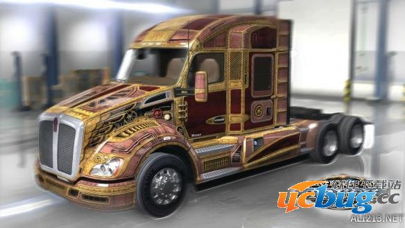 《美国卡车模拟》预购奖励介绍及蒸汽朋克风格的卡车喷漆