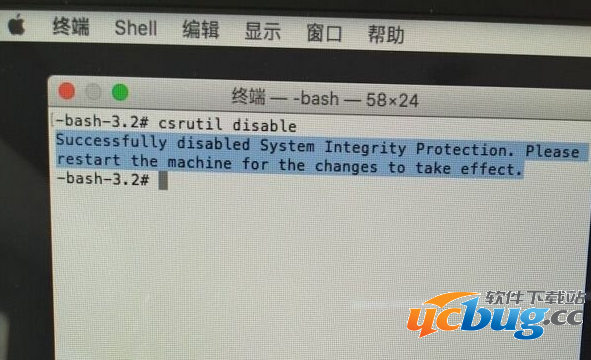 苹果MAC10.11系统怎么关闭SIP