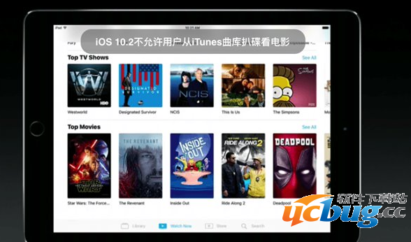 iOS 10.2系统在iTunes曲库看不了电影怎么回事