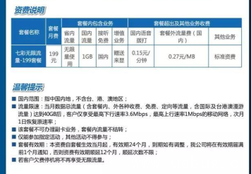 《联通无限流量卡》套餐资费是多少