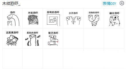 木纹恐吓表情包