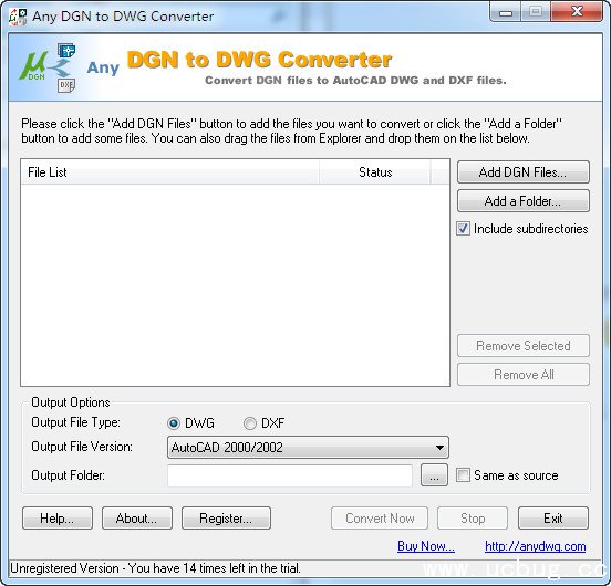 Any DGN to DWG Converter下载