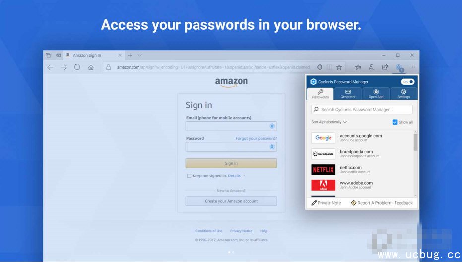 Cyclonis Password Manager