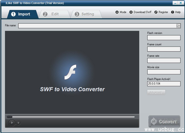 SWF转Video工具