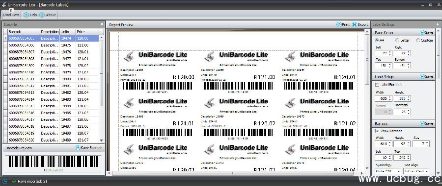 UniBarcode Lite