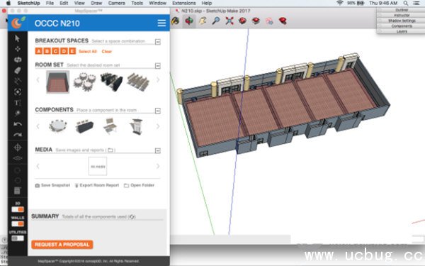 SketchUp会议空间规划工具