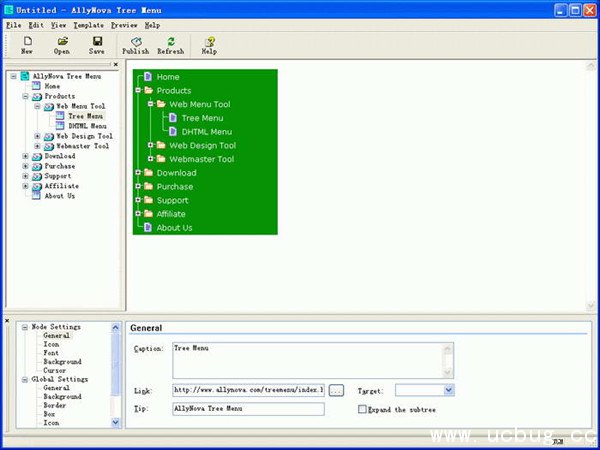 AllyNova Tree Menu下载