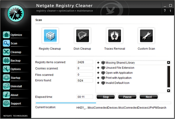 NETGATE Registry Cleaner