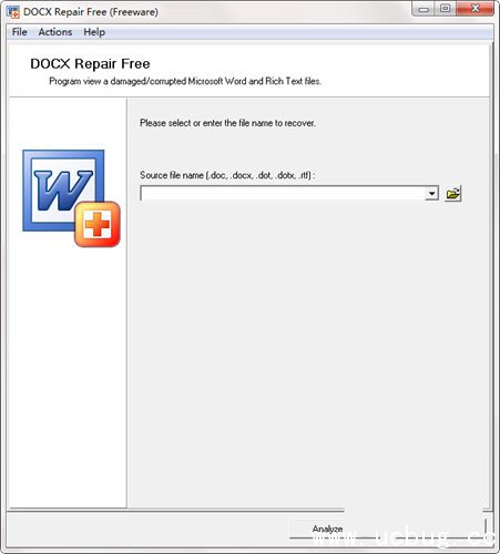 DOCX Repair Free下载