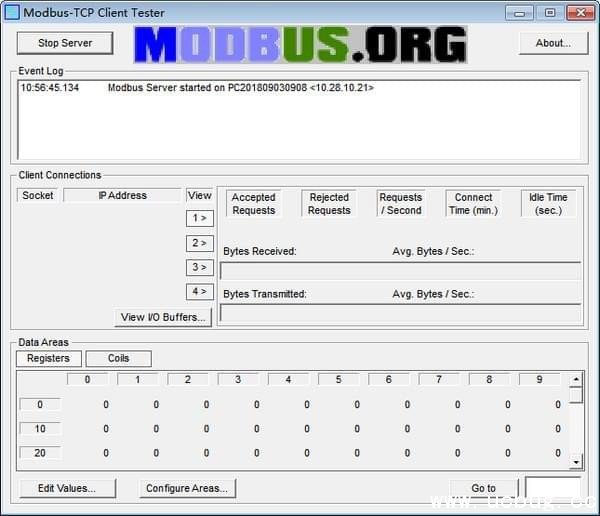 MODBUS-TCP从站仿真软件