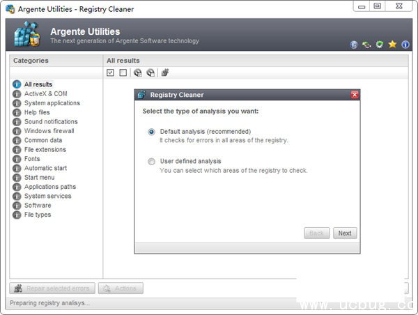 Argente Registry Cleaner