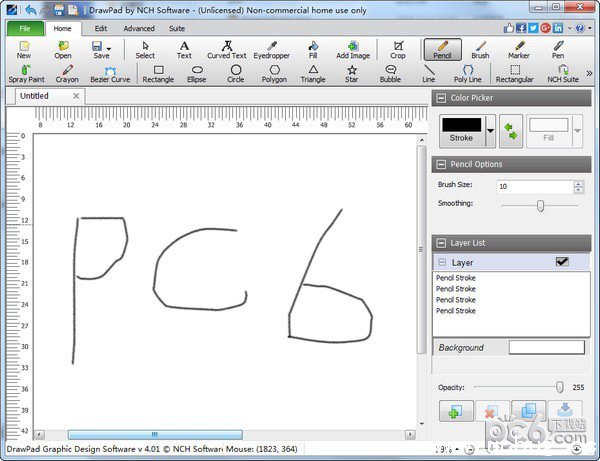 DrawPad Graphic Editor