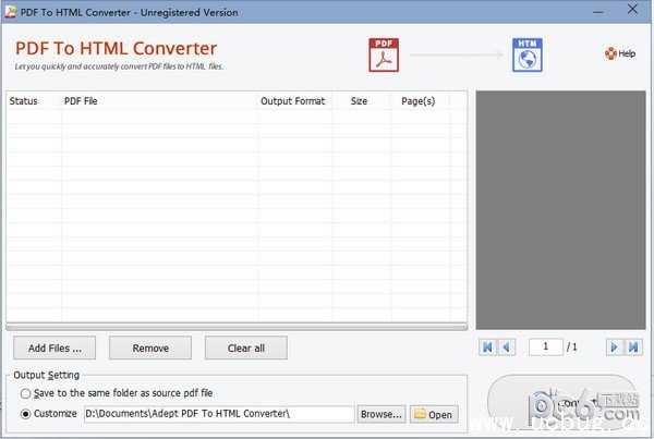 PDF to Html Converter