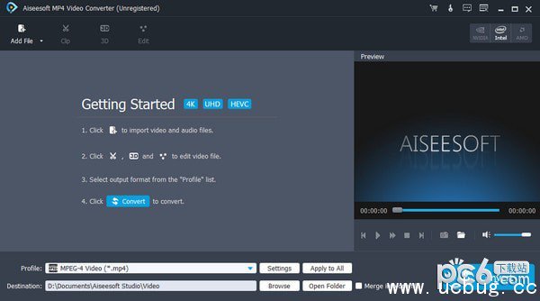 Aiseesoft MP4 Video Converter破解版