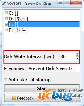 Prevent Disk Sleep