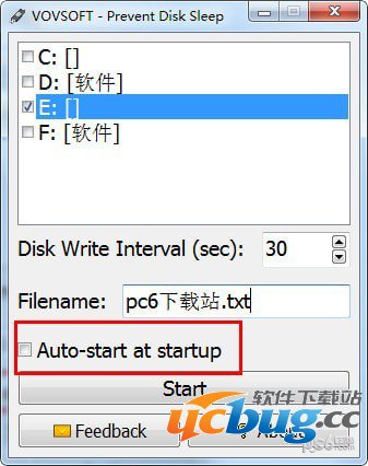 Prevent Disk Sleep