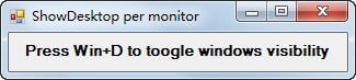 ShowDesktop Per Monitor