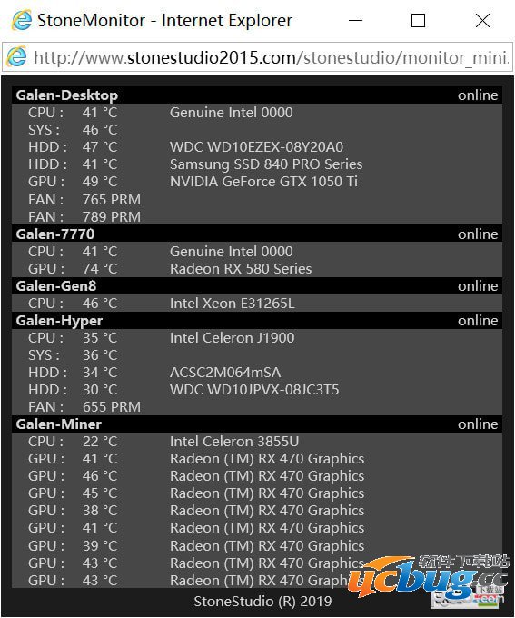 StoneMonitor(Windows云温度监控)