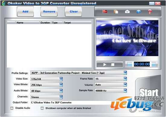 Okoker Video to 3GP Converter