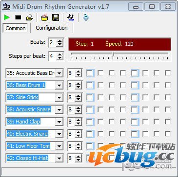 Midi Drum Rhythm Generator