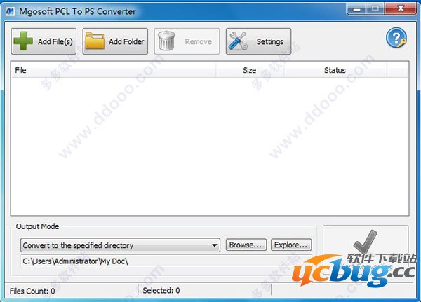 Mgosoft PCL To PS Converter破解版