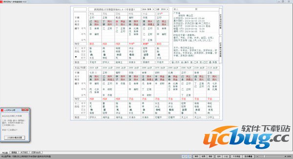 西风四柱八字排盘系统