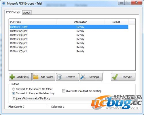 Mgosoft PDF Encrypt