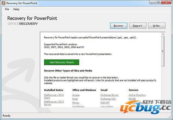 Recovery for PowerPoint