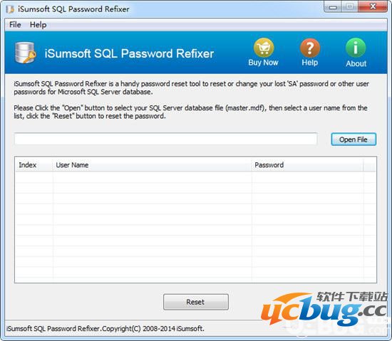 iSumsoft SQL Password Refixer