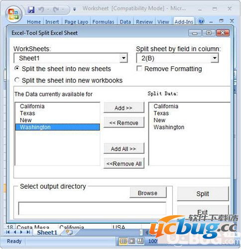 Excel-Tool Split Excel Sheet下载