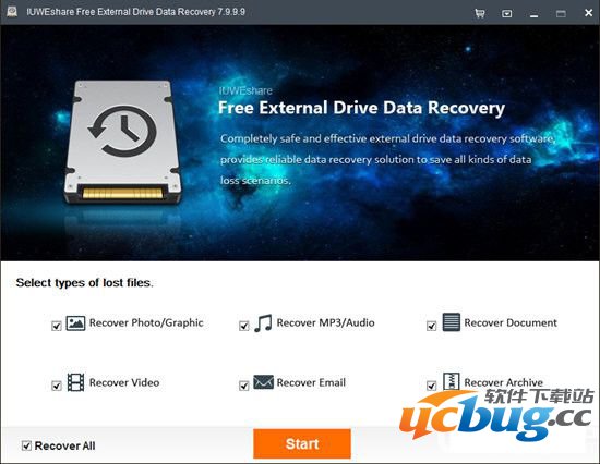 IUWEshare Free External Drive Data Recovery