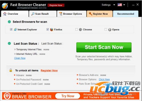 Fast Browser Cleaner