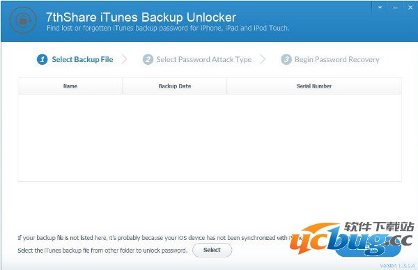 7thShare iTunes Backup Unlocker