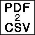 PDF2CSV(PDF转CSV)v3.0.8.4免费版